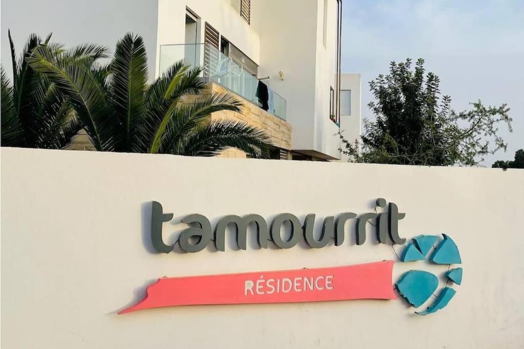 Luxurious Golf & Sea View Beach Apartment With Pool Access - Tamourrit, Taghazout Bay Eksteriør billede