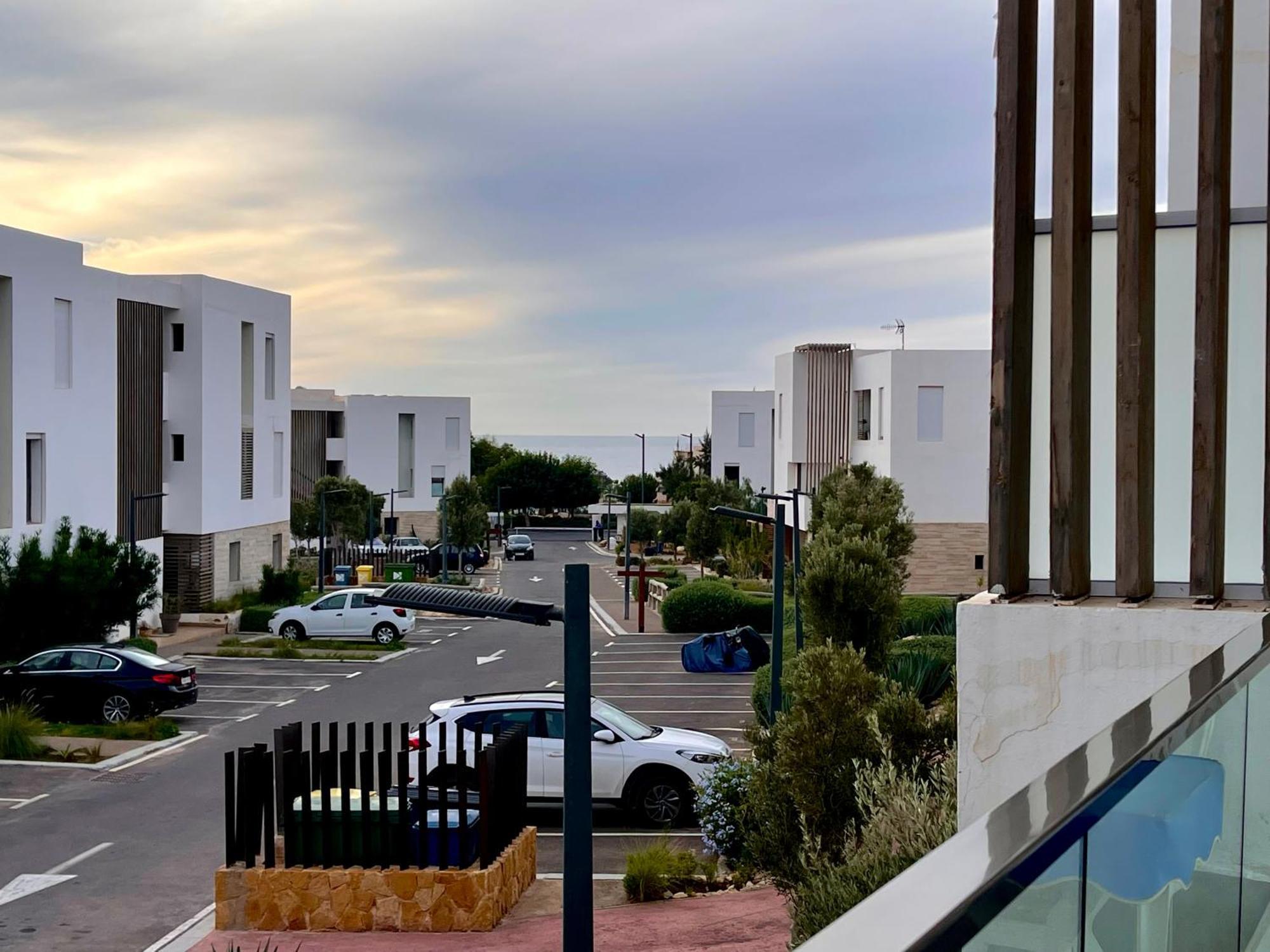 Luxurious Golf & Sea View Beach Apartment With Pool Access - Tamourrit, Taghazout Bay Eksteriør billede