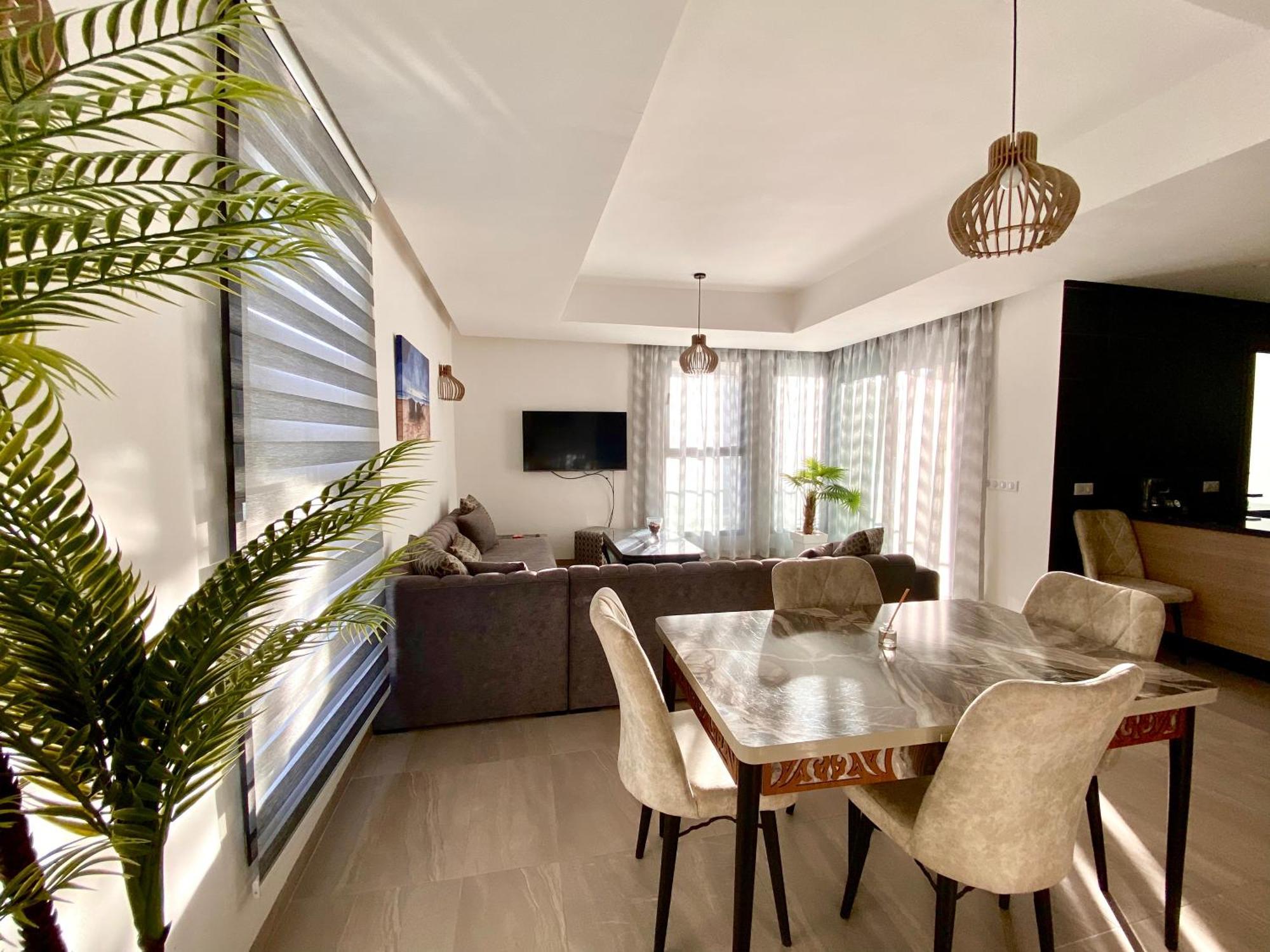 Luxurious Golf & Sea View Beach Apartment With Pool Access - Tamourrit, Taghazout Bay Eksteriør billede